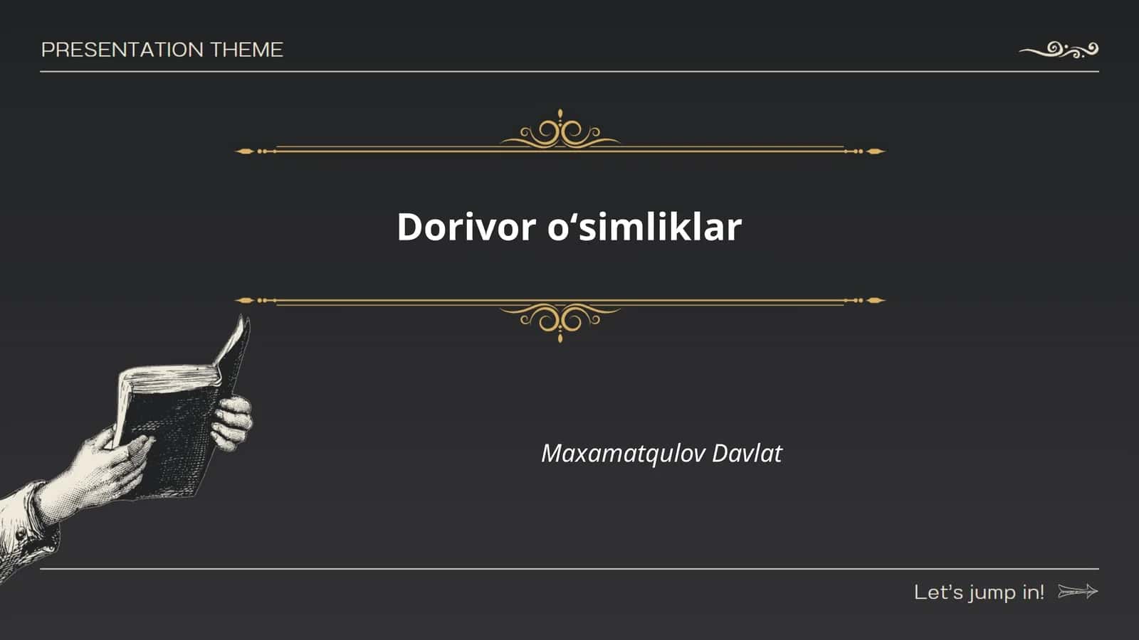 Dorivor oʻsimliklar