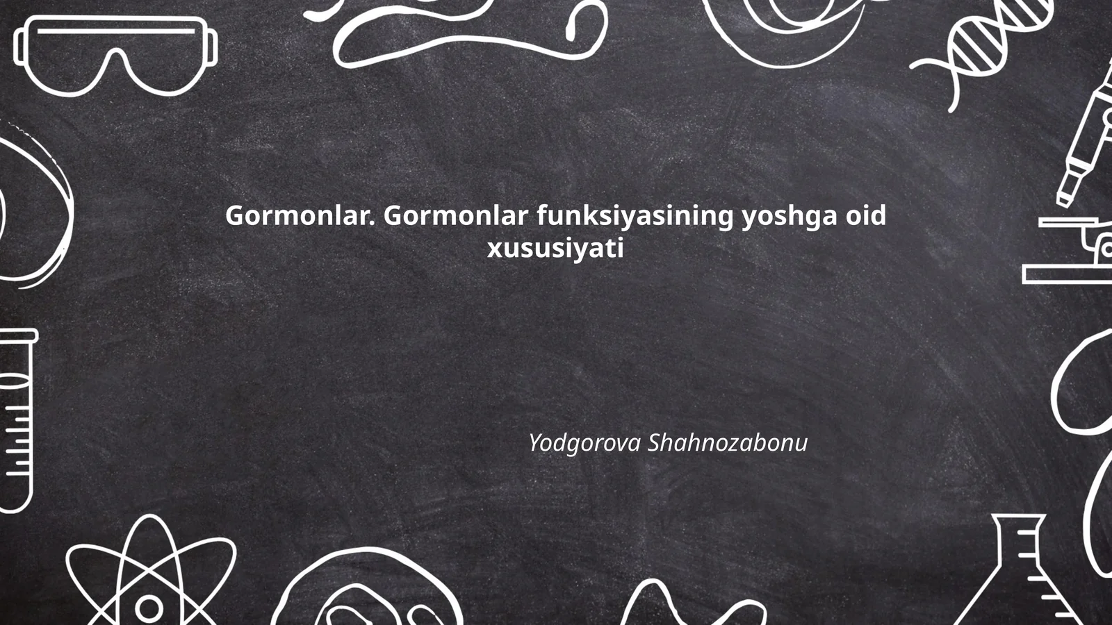 Gormonlar. Gormonlar funksiyasining yoshga oid xususiyati