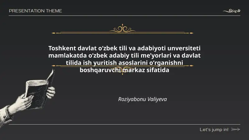 Oʻzbek adabiy tili me’yorlari