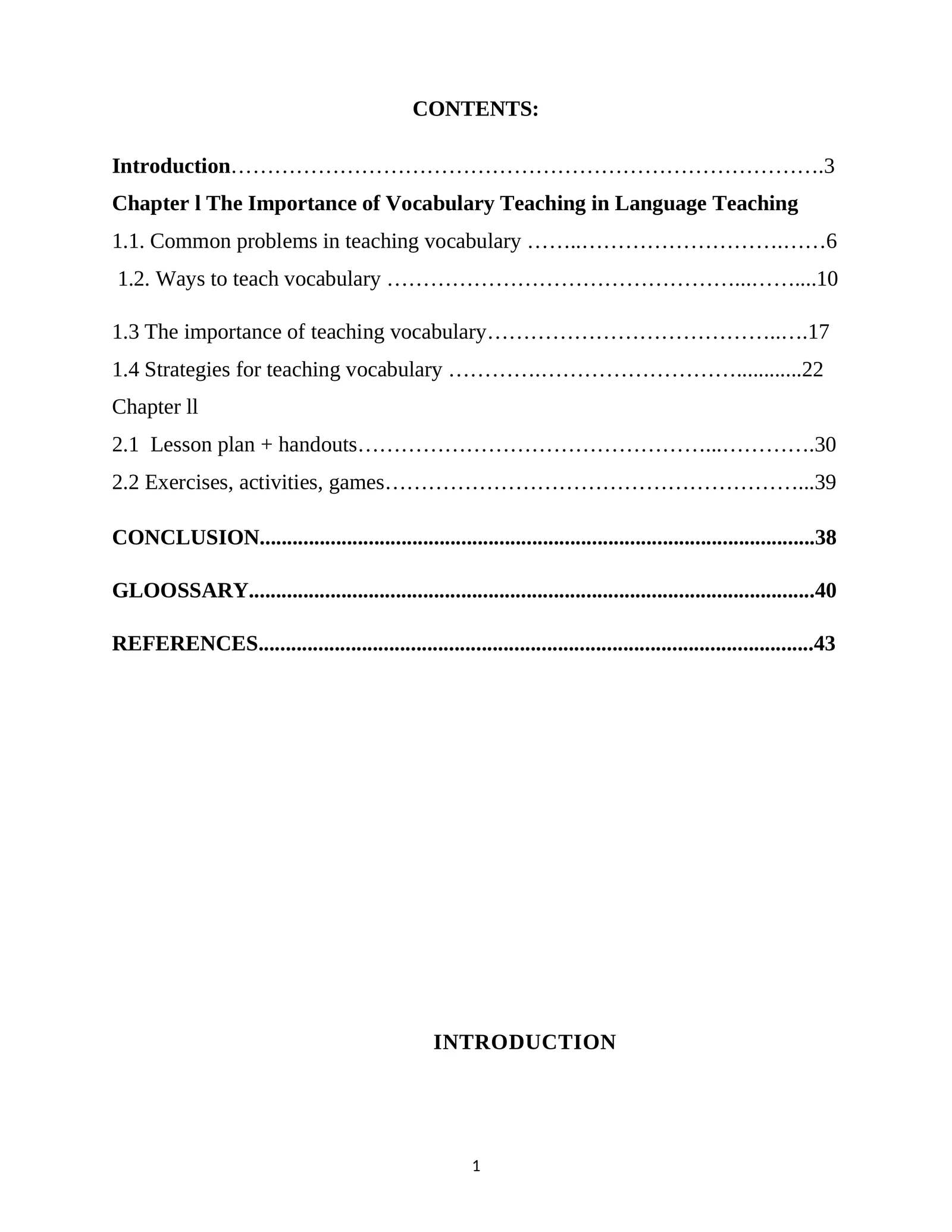The Importance of Vocabulary Teaching in Language Teaching