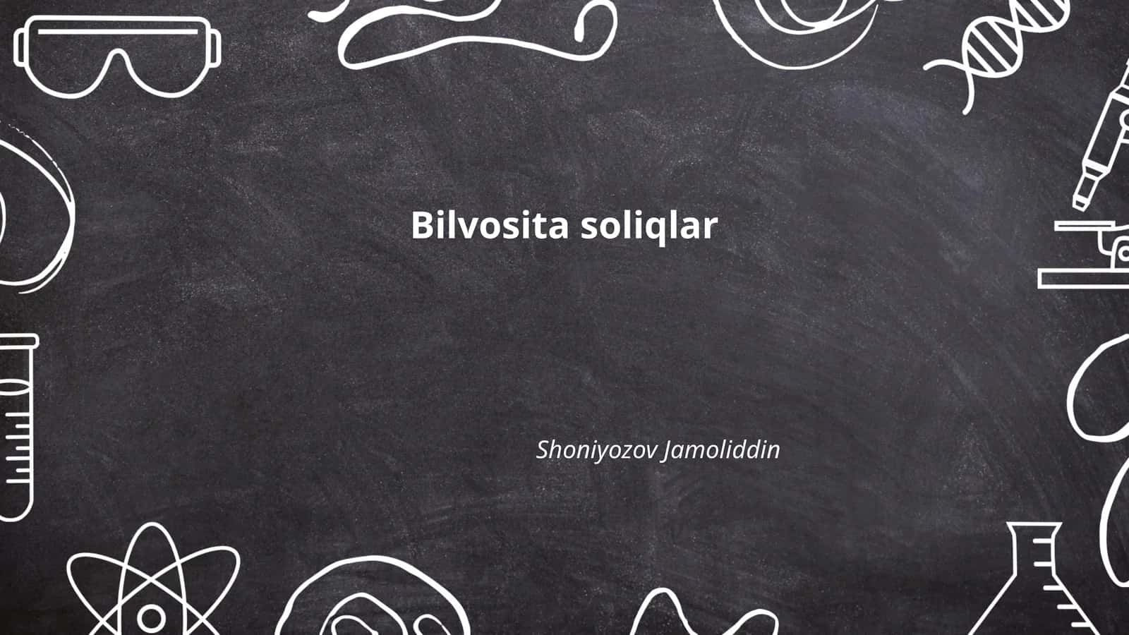 Bilvosita soliqlar