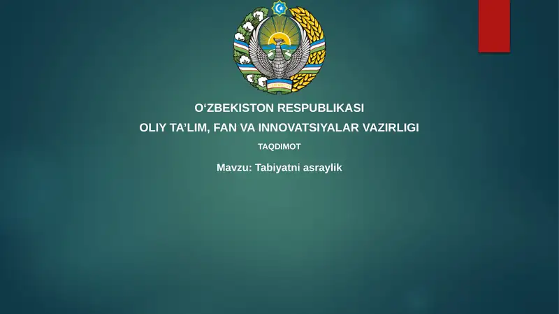 Tabiyatniasraylik