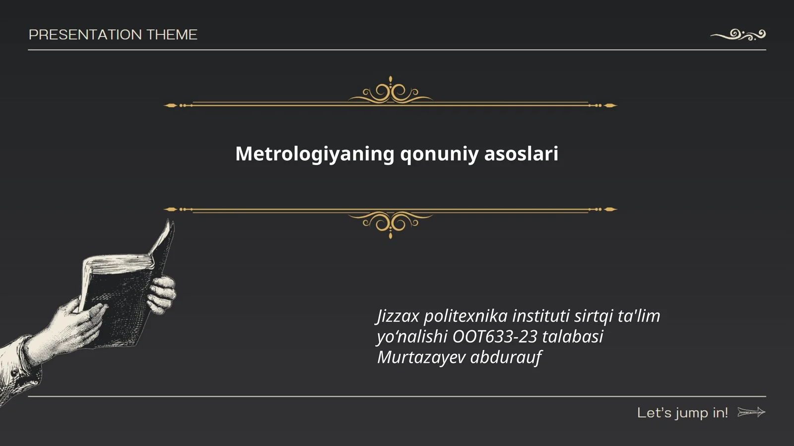 Metrologiyaning qonuniy asoslari