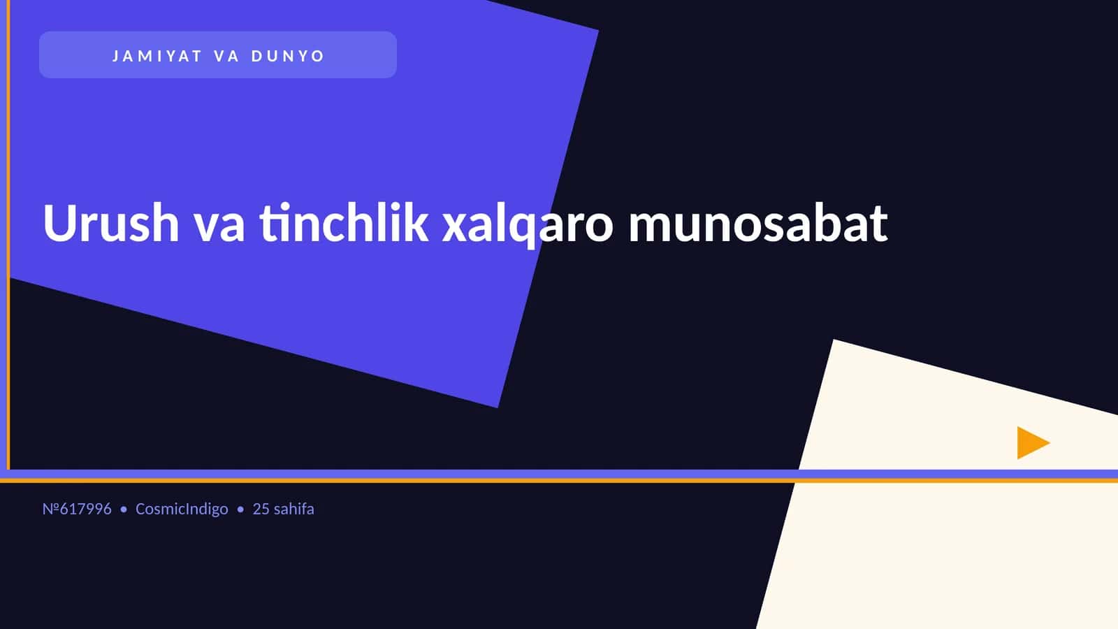 JAMIYAT VA DUNYO