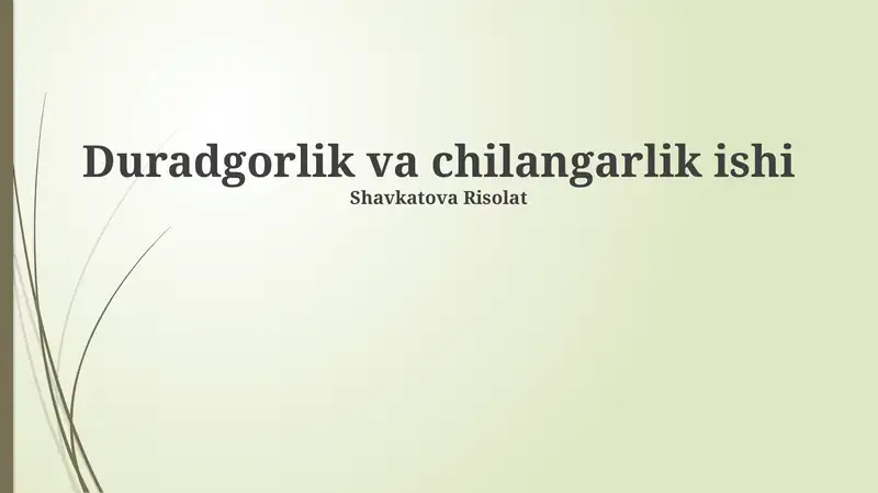 Zargarlik buyumlari va kumush buyumlar