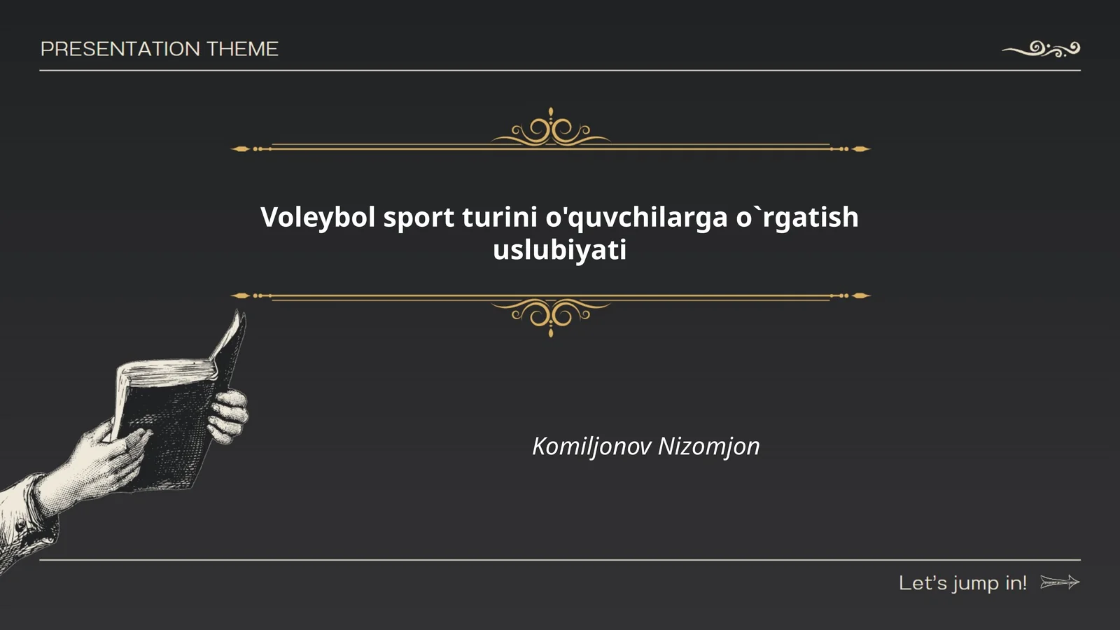Voleybol sport turini o'quvchilarga o`rgatish uslubiyati