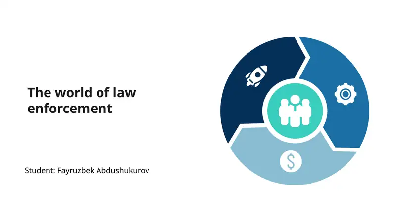 The world of law enforcement
