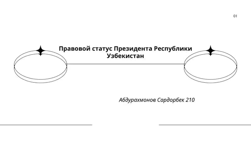 Правовой статус Президента Республики Узбекистан