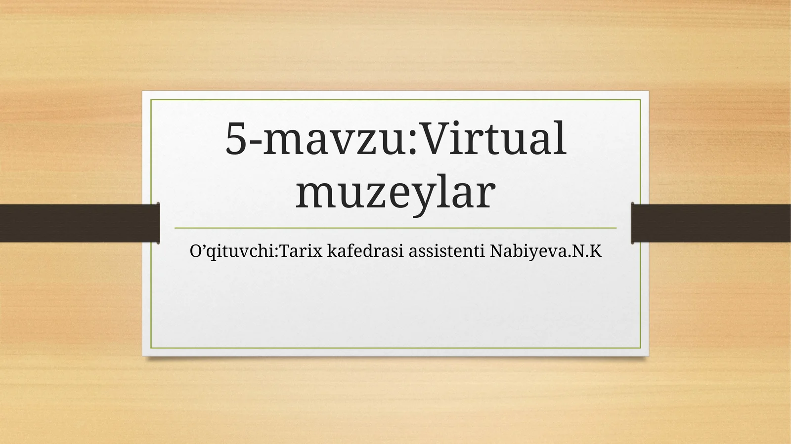 Virtual muzeylar