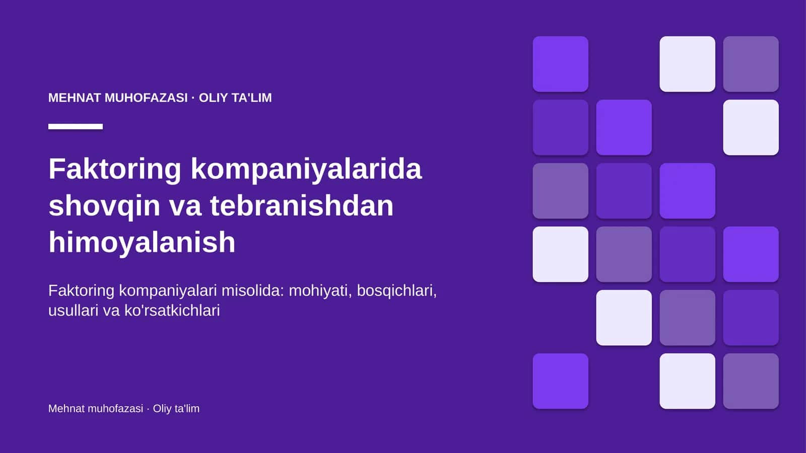 faktoring kompaniyalarida shovqin va tebranishdan himoyalanish 5690