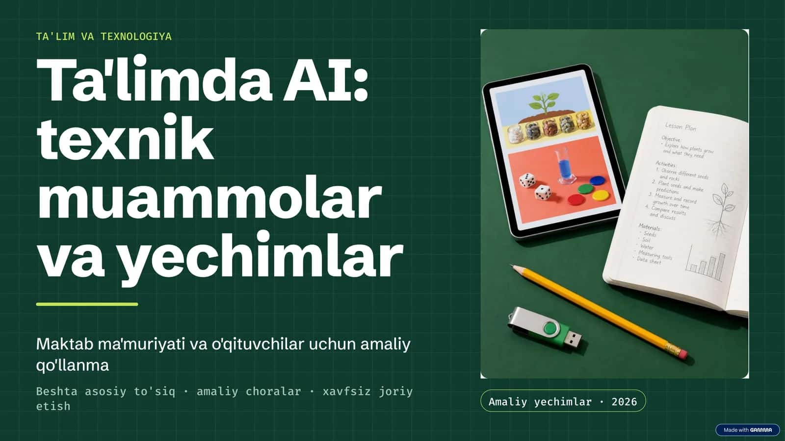 Ta'limda AI: texnik muammolar va yechimlar