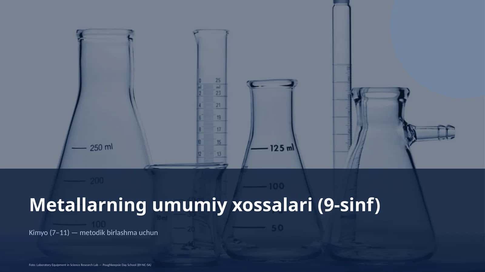 Metallarning umumiy xossalari (9-sinf)