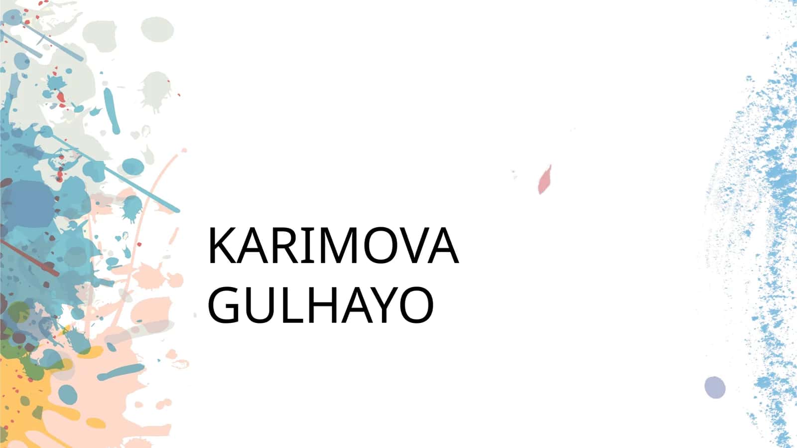 UMUMIY OVQATLANISH