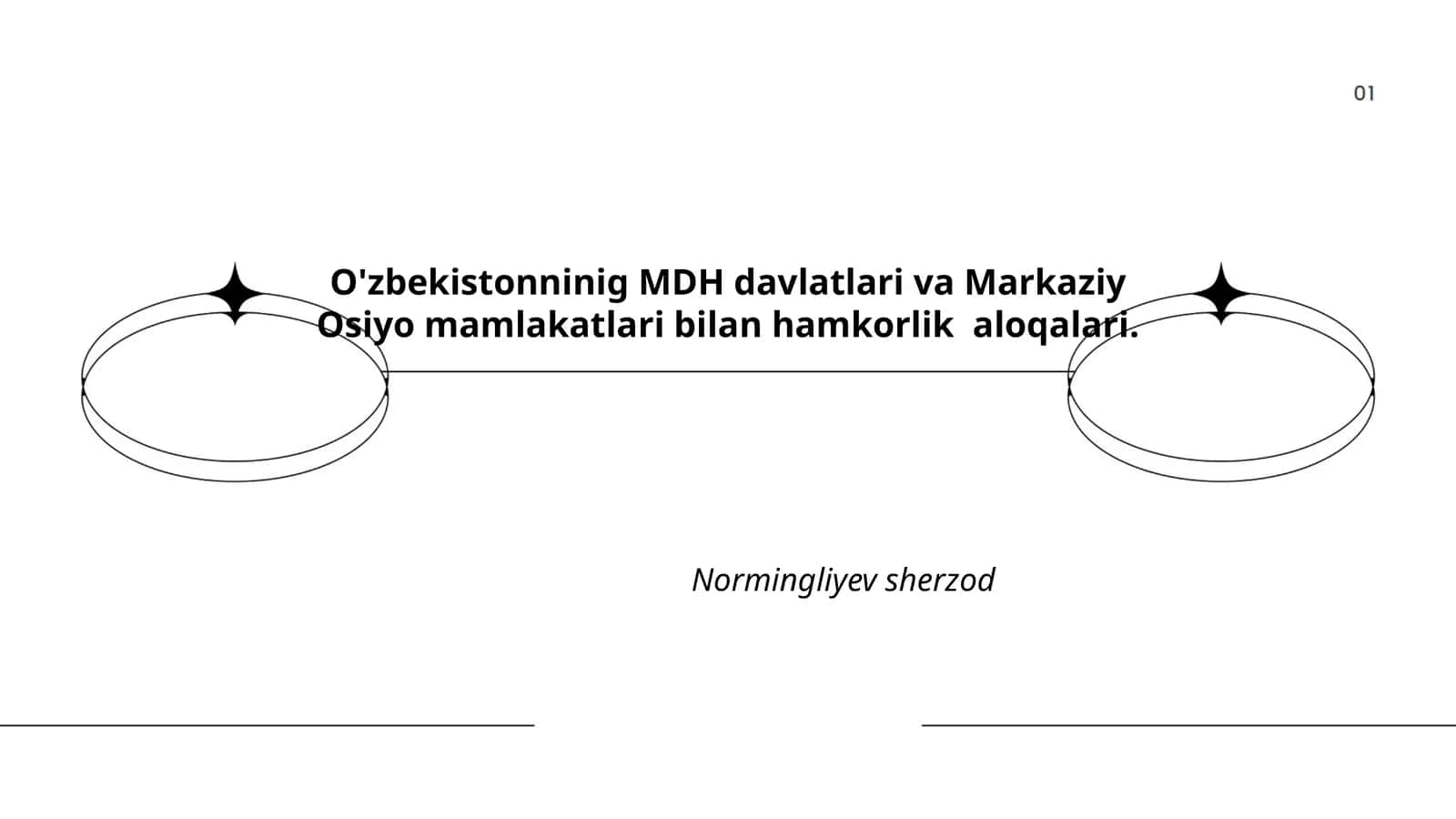 O'zbekistonninig MDH davlatlari va Markaziy Osiyo mamlakatlari bilan hamkorlik aloqalari
