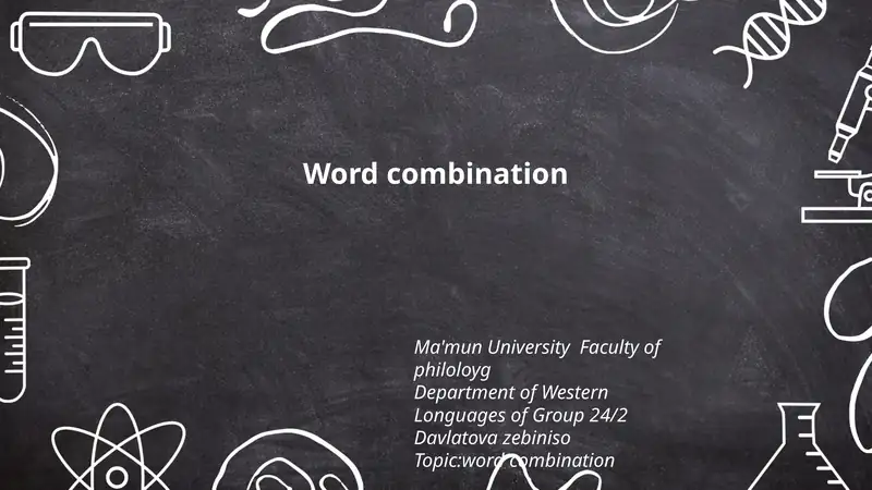 word combination