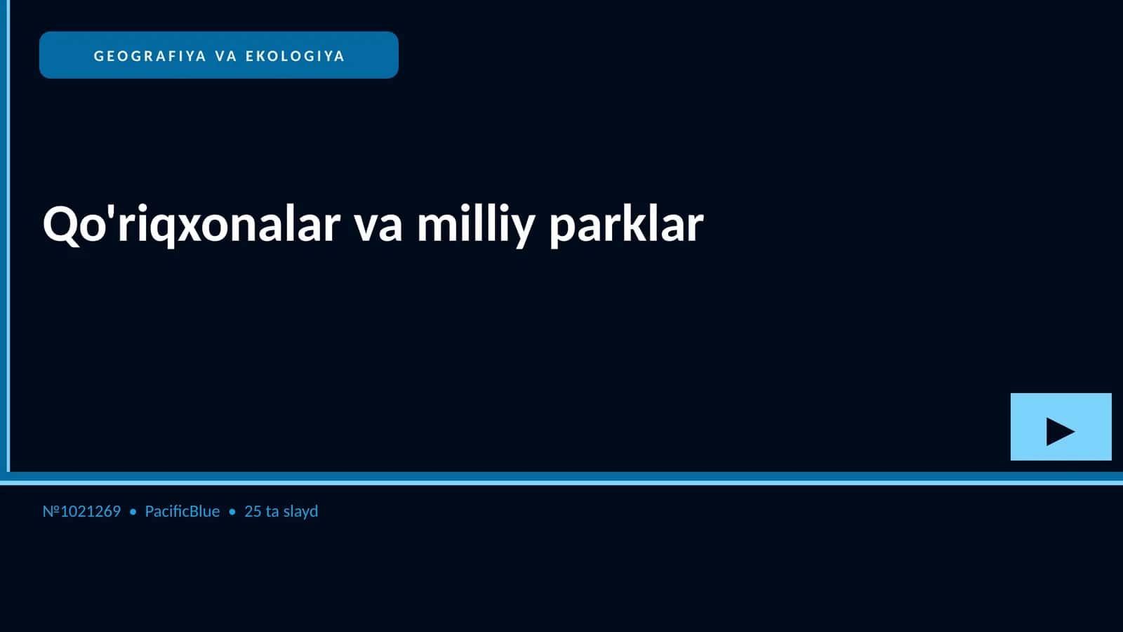 Qo'riqxonalar va milliy parklar