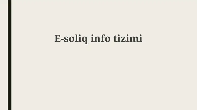 E-soliqinfotizimi