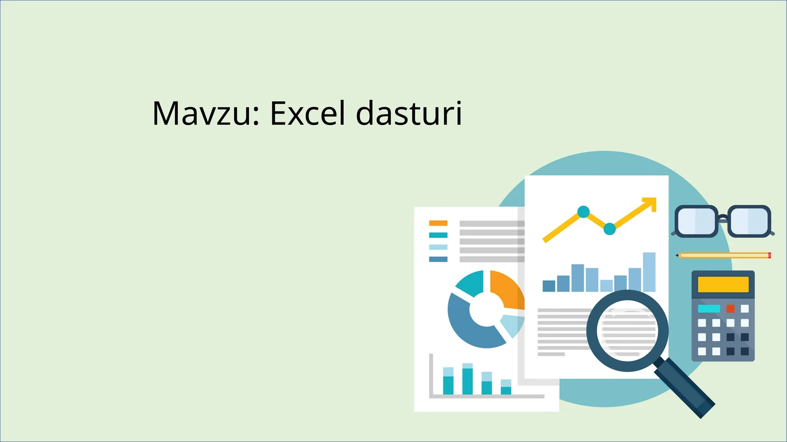 Excel dasturi