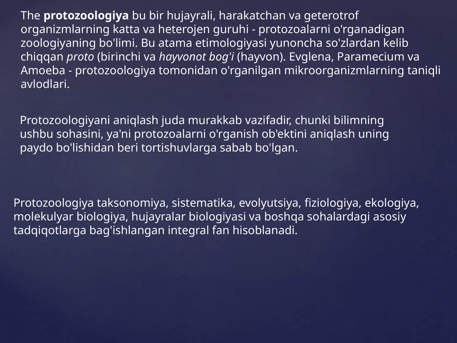 Protozoologiya