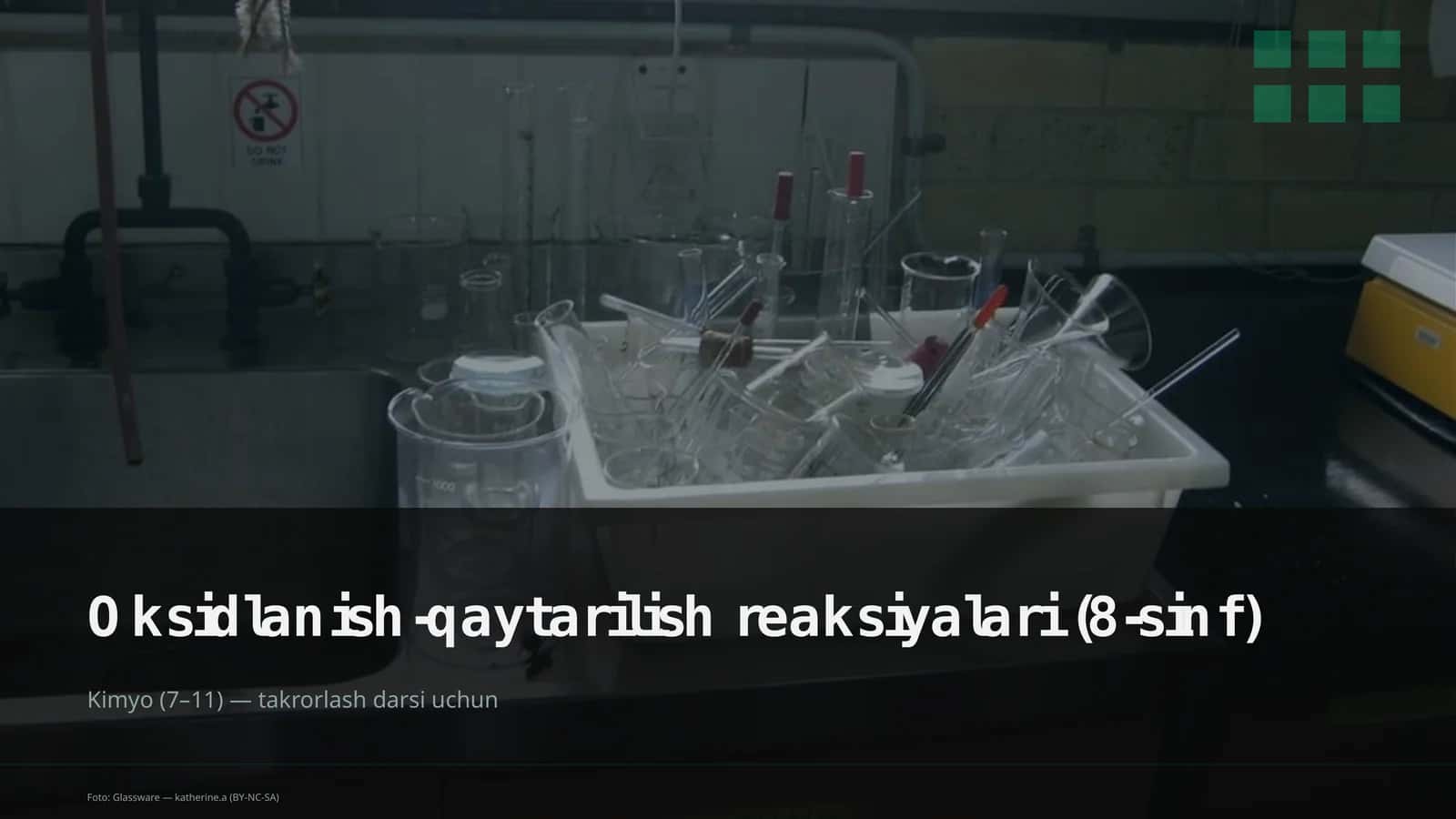 Oksidlanish-qaytarilish reaksiyalari (8-sinf)