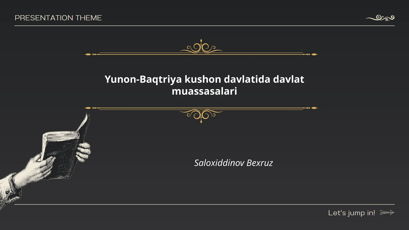 Yunon-Baqtriya kushon davlatida davlat muassasalari