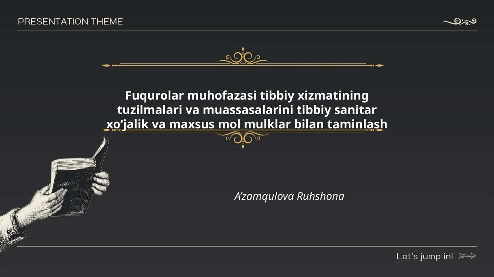 Fuqurolar muhofazasi tibbiy xizmatining tuzilmalari va muassasalarini tibbiy sanitar xoʻjalik va maxsus mol mulklar bilan taminlash