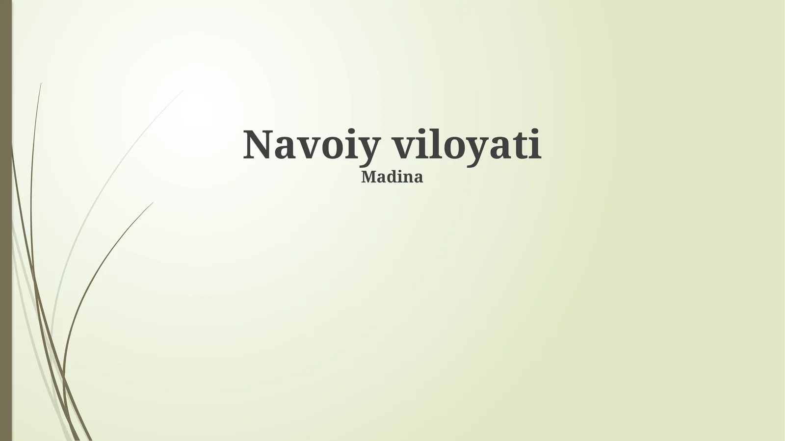 Navoiy viloyati