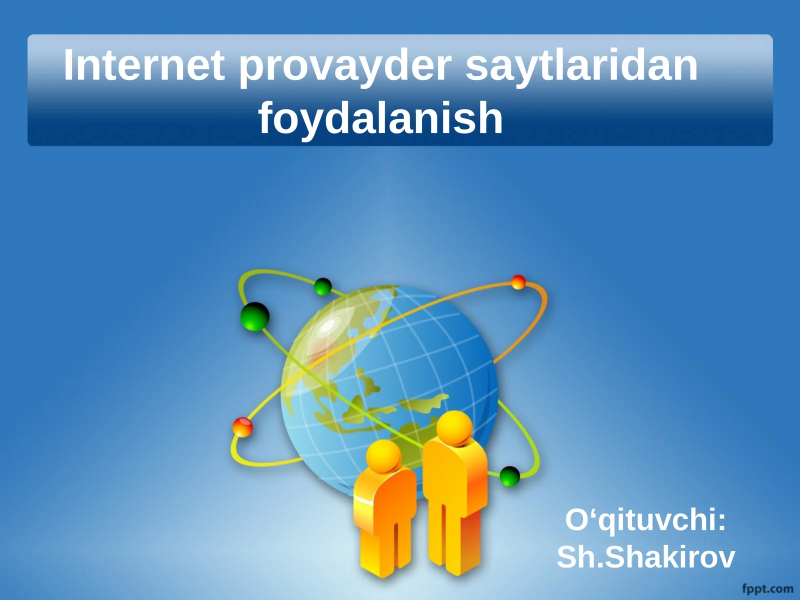 Internet provayder saytlaridan foydalanish