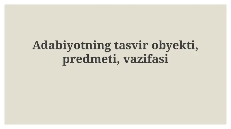 Modernizm va Postmodernizm