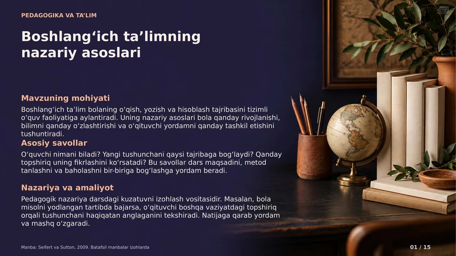 Boshlang‘ich ta’limning nazariy asoslari