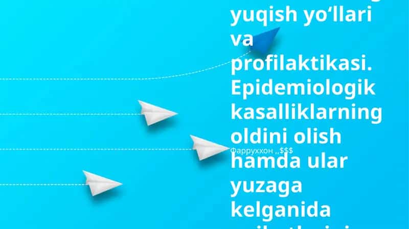 Yuqumli Kasalliklarning Tarqalish Yo'llari