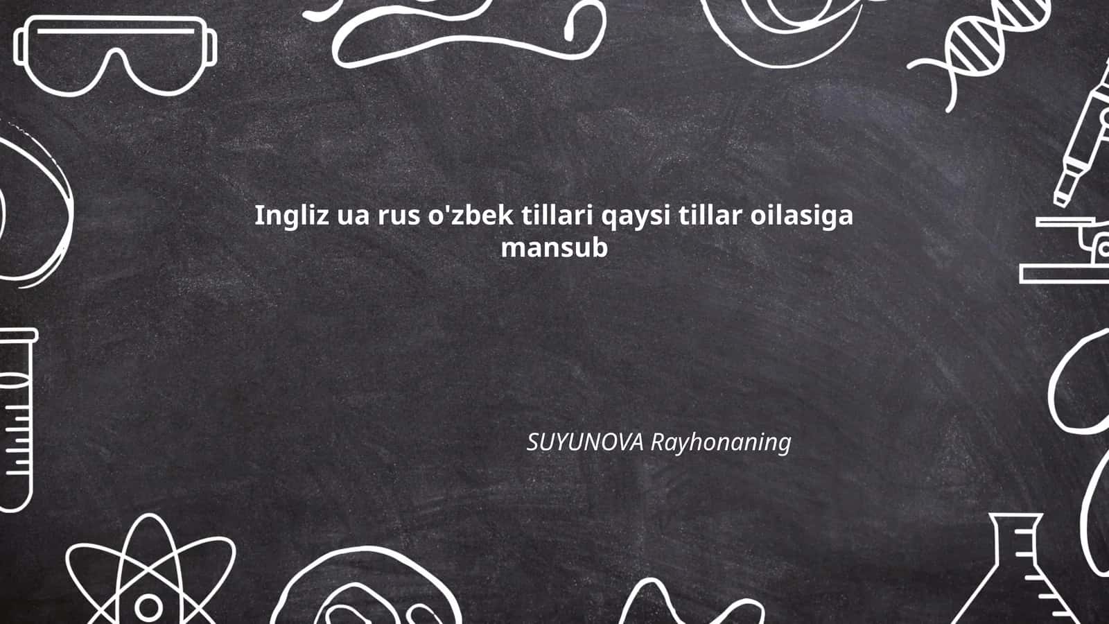 Ingliz Tili Tarixi