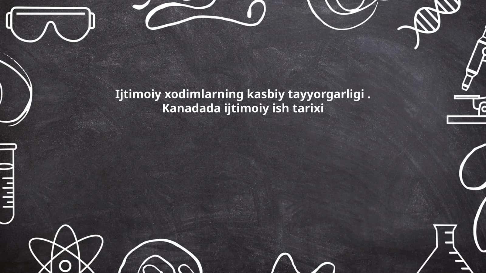 Kanadada ijtimoiy ish tarixi