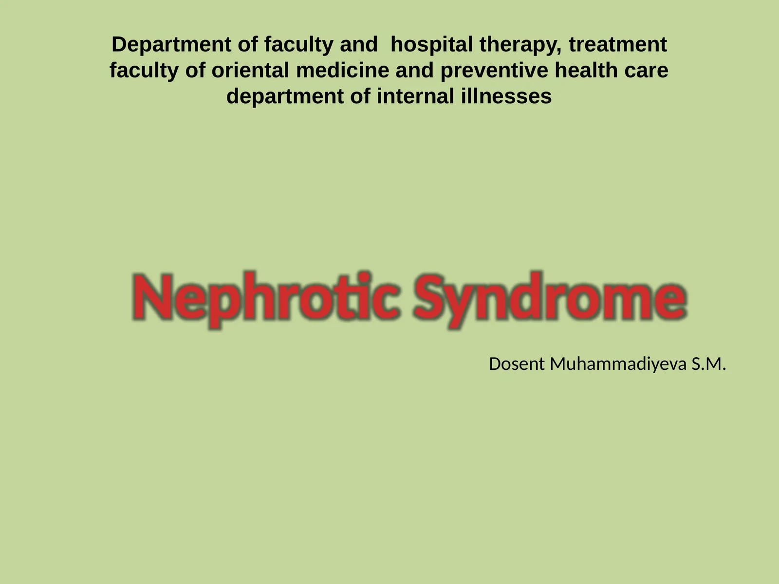 NephroticSyndrome