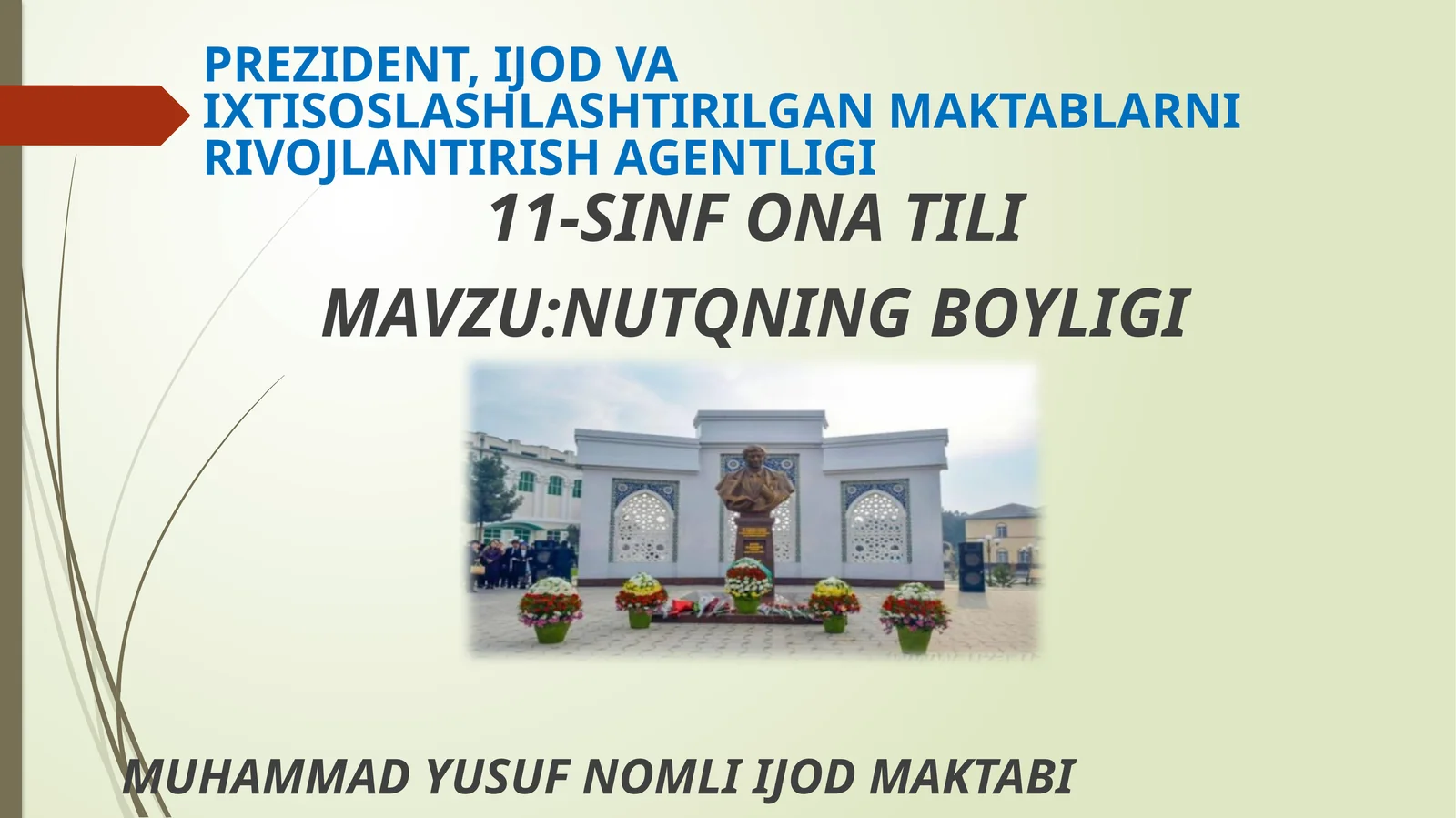 NUTQNING BOYLIGI