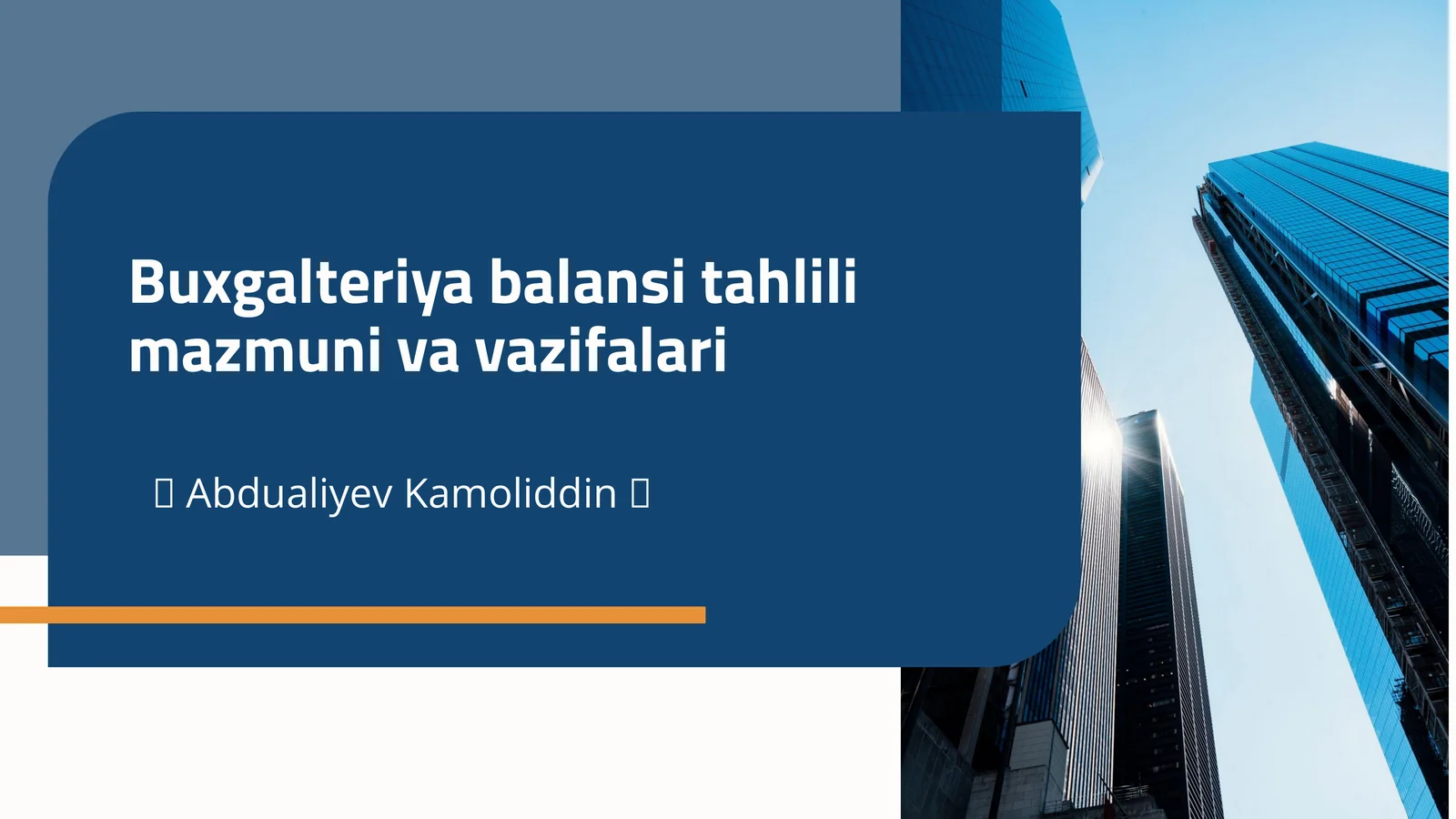Buxgalteriya balansi tahlili mazmuni va vazifalari