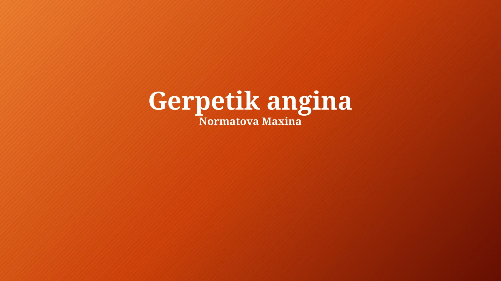 Gerpetik angina