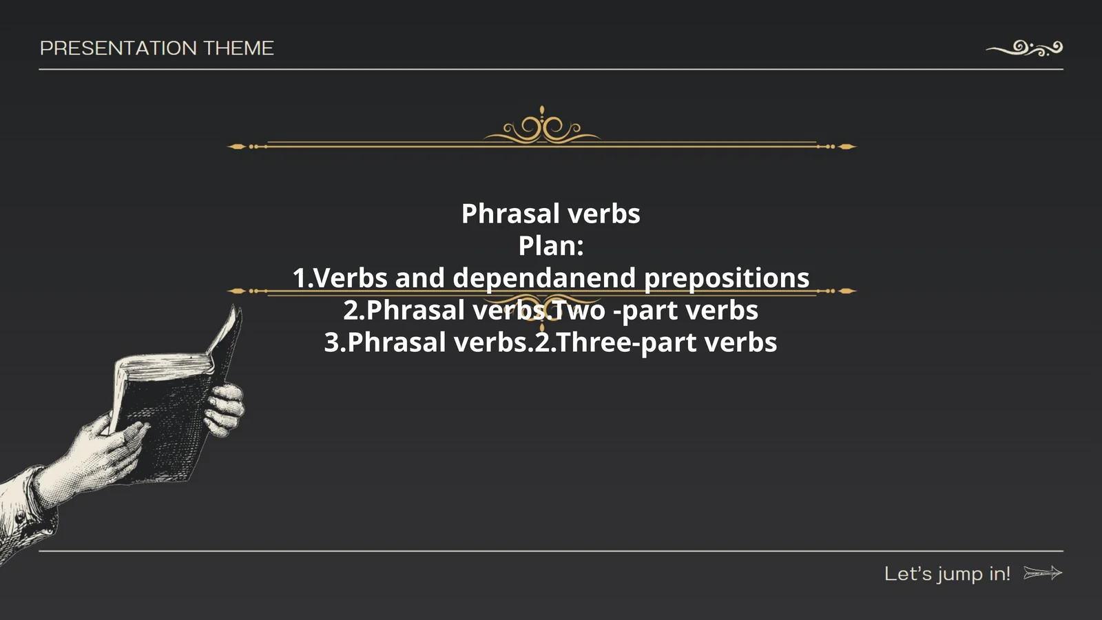 Phrasal verbs