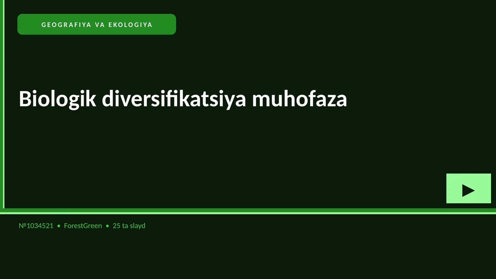 Biologik diversifikatsiya muhofaza