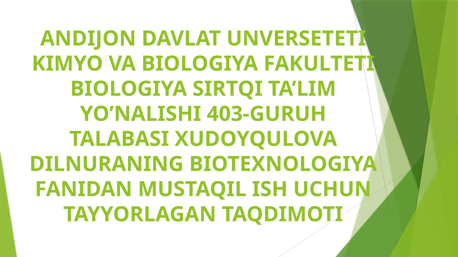 FERMENTLARNING UMUMIY TASNIFI