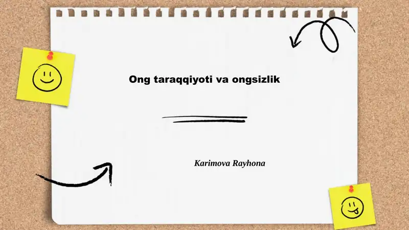 Ong taraqqiyoti va ongsizlik