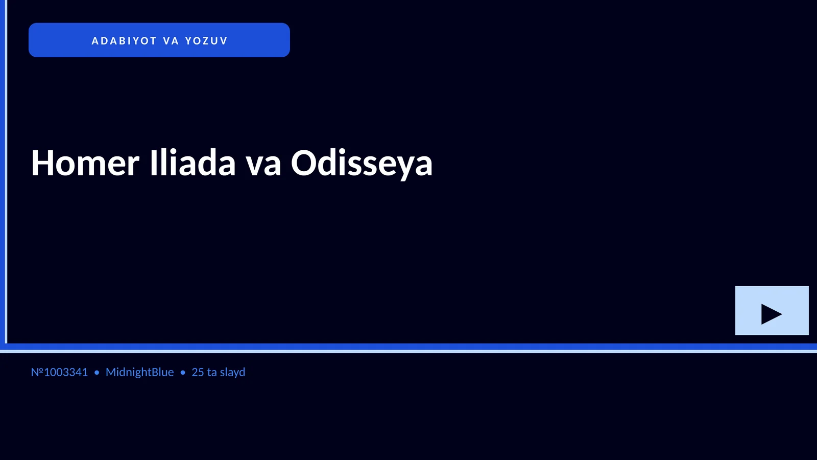 Homer Iliada va Odisseya