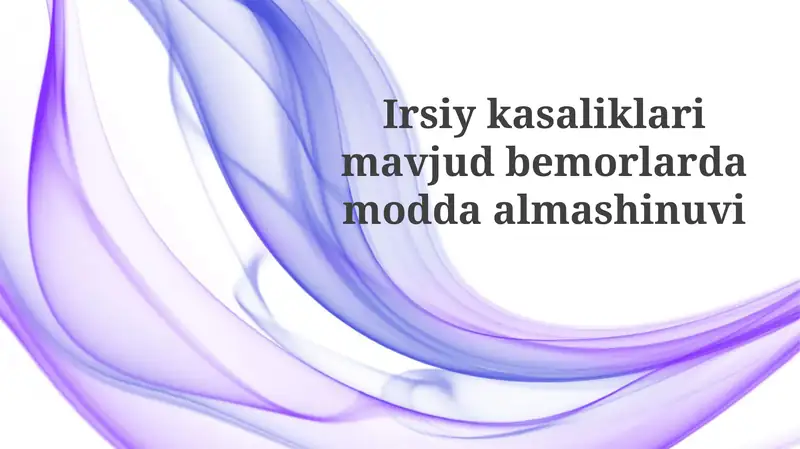 Irsiy kasalliklar