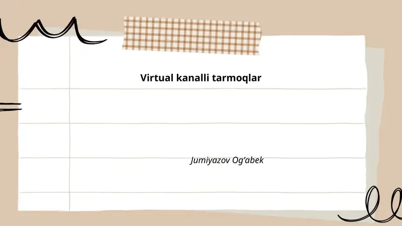 Virtual kanalli tarmoqlar