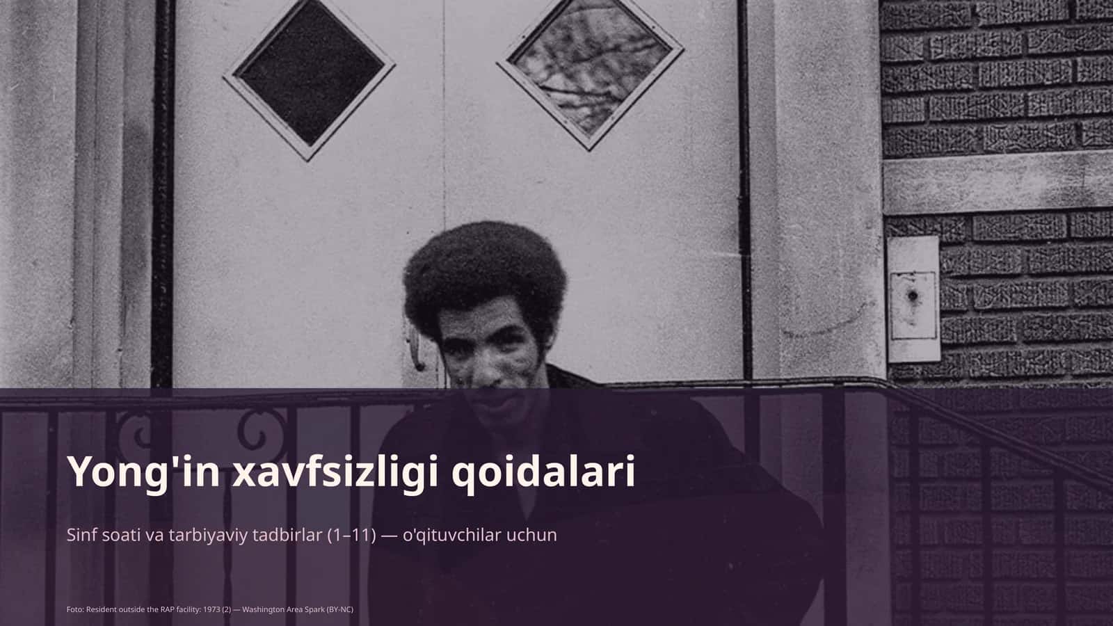 Yong'in xavfsizligi qoidalari