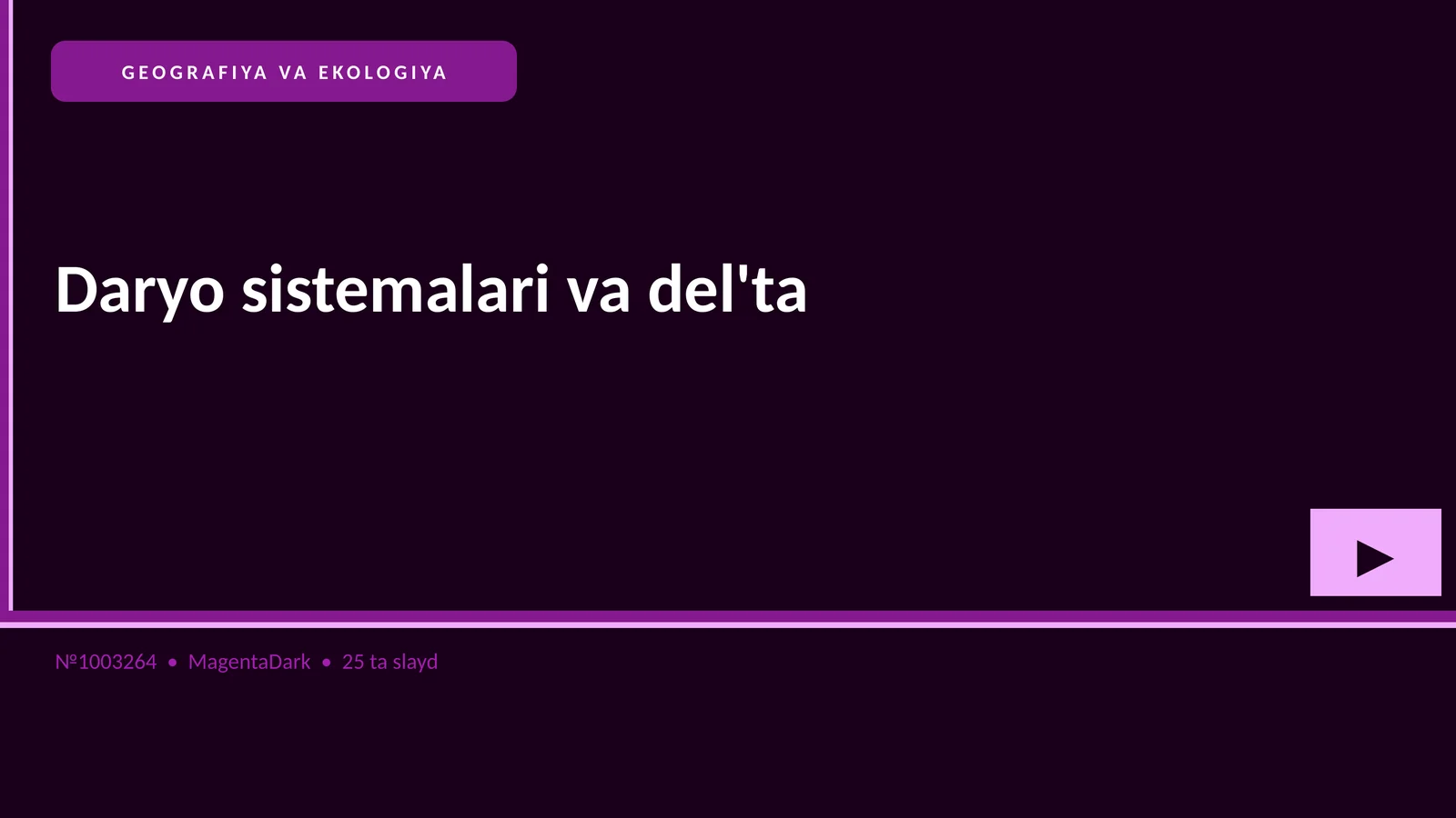 Daryo sistemalari va del'ta