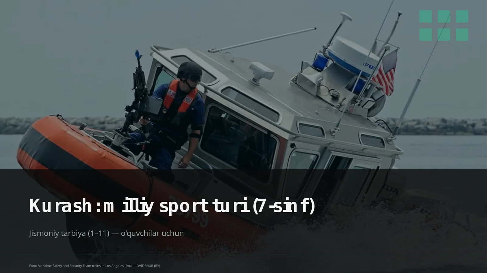 Kurash: milliy sport turi (7-sinf)