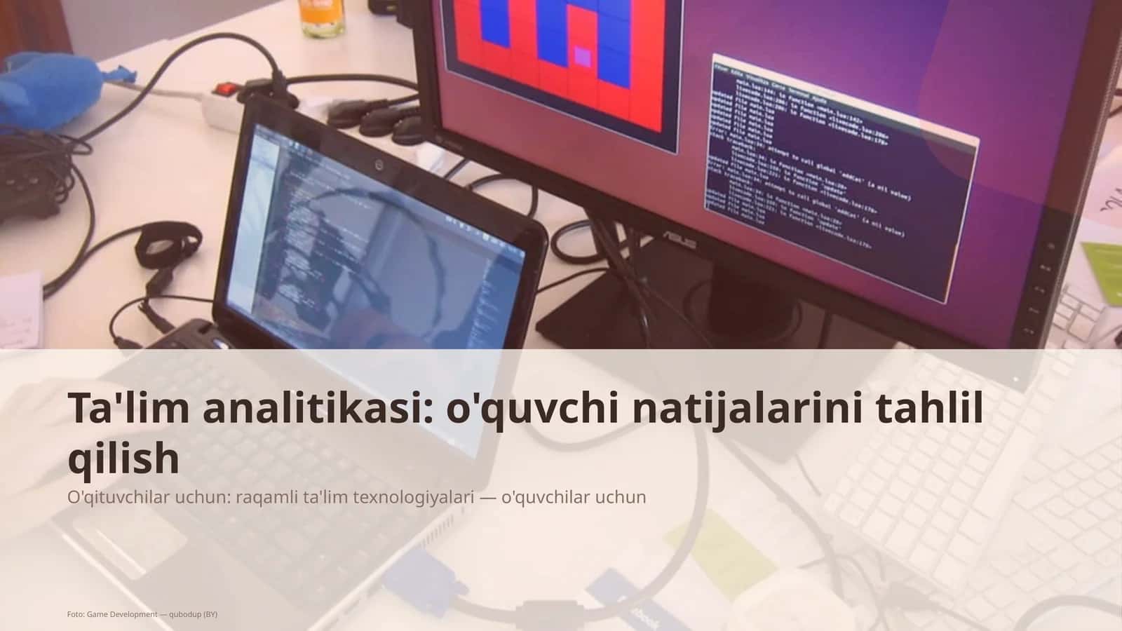 Ta'lim analitikasi: o'quvchi natijalarini tahlil qilish