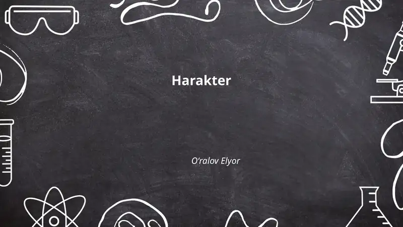 Harakter