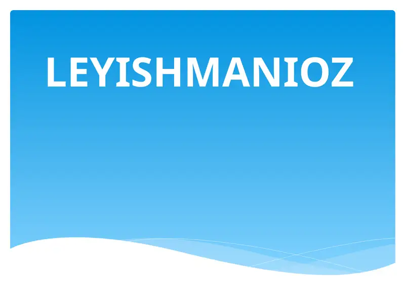 LEYISHMANIOZ